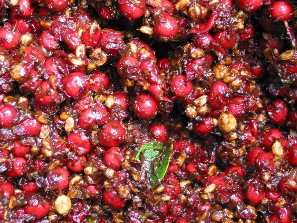 Mashed berries